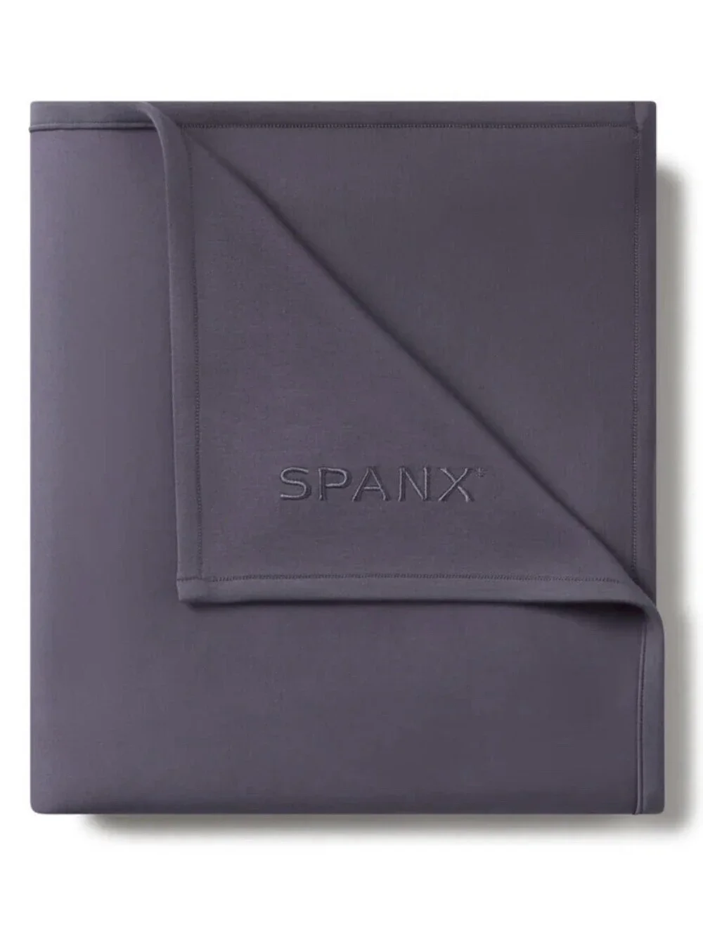 NEW! $98 SPANX AirEssential Luxe Soft Stretch Blanket “STORM” NWT  Throw 50x60